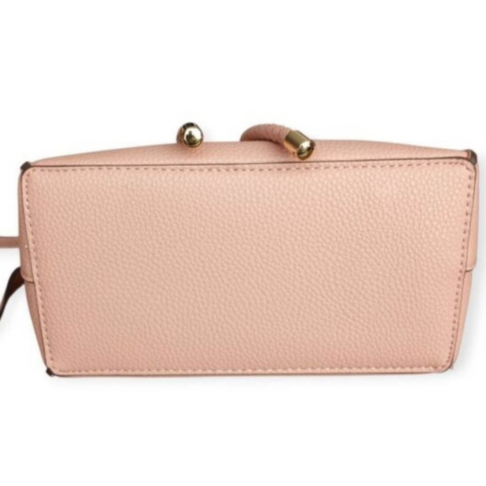 Anne Klein Light Pink Bucket Bag with Braided Design NWOT. - Picture 6 of 9